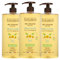 EVOLUDERM - Gel Douche Exaltant Monoï à la Folie - 1000 ml - 95% d'Origine Naturelle - Végan - Fabrication Française - Lot de 3 x 1000 ml