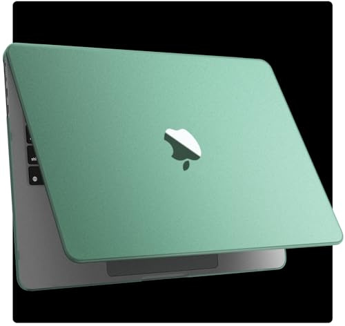 Soonjet Schutzhülle für MacBook Pro 14 Zoll 2024–2021, M4, M3, M2, M1 Pro/Max, Schutzhülle, Hartschale, Laptop A3401, A3112, A2992, A2918, A2779, A2442, Grün