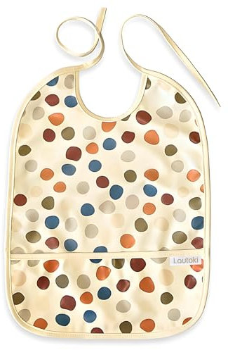 Lautoki Wasserdichte Babylätzchen | Ärmelloses wasserdichtes Babylätzchen | Babylätzchen | Wasserdichtes Babylätzchen | Lätzchen fürs Kinderzimmer | BLW | Wasserdichtes Lätzchen
