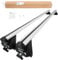 DGH SYSTEM Easy Line Glide 112 cm Kompletter Aluminium-Dachträger Relingträger kompatibel mit OPEL Zafira (B) MPV 2007-2011 mit geschlossener Dachreling, abschließbar, Nutzlast 100 kg