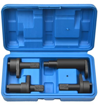 Zoomtools Motor Einstellwerkzeug Satz,Nockenwellen Schwungrad Arretierung Steuerzeiten Werkzeug Kompatibel mit VW Polo Fox Seat Ibiza Skoda Fabia 1.2 L