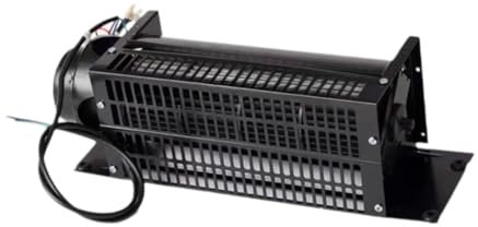perfk Ventilador de Ascensor de Flujo Cruzado FB-9B Negro con Buena Disipación de Calor y Montaje en Techo
