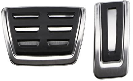 Bremse Fußpedal Auto Gaspedal Für VW Für Golf 7 8 Für Passat Für B8 Für Tiguan Für Jetta Für Polo Up Auto Gas Bremspedale Abdeckung(at)