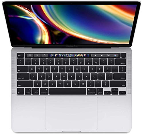 2020 Apple MacBook Pro with 2.3GHz Intel Core i7 (13-inch, 16GB RAM, 1TB SSD Storage) (QWERTY English) Silver (Renewed)