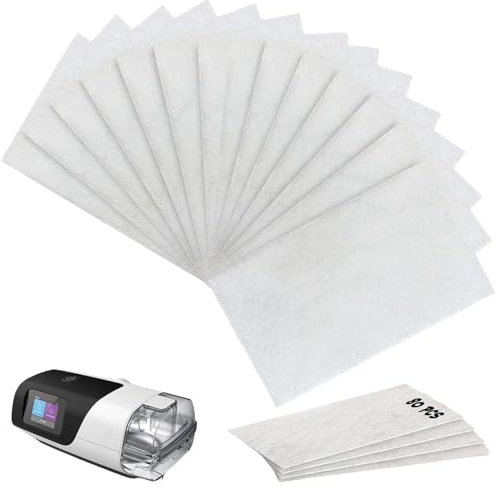 80 Stück CPAP-Filter für ResMed Airsense 10, Wegwerfbar Luftfilter, Premium Universal Ersatzfilter, Ultrafeinfilter Filter Baumwolle, kompatibel mit Airsense 10 Verbessern Sie Ihre CPAP-Erfahrung