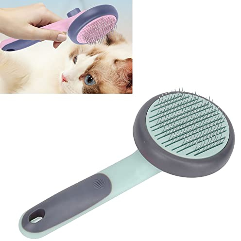 Self Cleaning Pet Grooming Brush Dog Hair and Cat Remover Slicker Shedding Cats Dogs Removes Tangles Loose Undercoat for Dogs Cats Rabits Puppies Short Haired Long