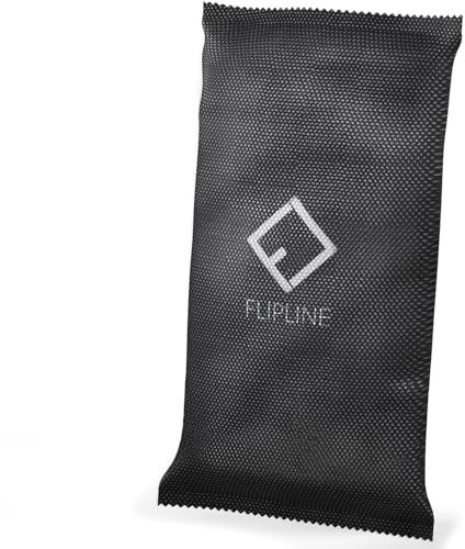 FLIPLINE Eco Luftentfeuchter Auto Set 2x1kg [Made in Germany] +ANTI-RUTSCH-PAD wiederverwendbarer Auto Entfeuchter gegen beschlagene Autoscheiben - Feuchtigkeitskissen aus Naturgranulat