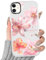 Yoedge Transparent Handyhülle für iPhone 12/iPhone 12 Pro Hülle, Aesthetic Hibiskus Blumen Bunt Sommer Muster Flower Design Mädchen Geschenk Schutzhülle, Silikon Case Cover für iPhone12 6,1,Lilien