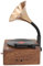Altavoz Vintage, Altavoz de diseñador de Madera Retro, su Altavoz de Tocadiscos estéreo para Sala de Estar, Oficina
