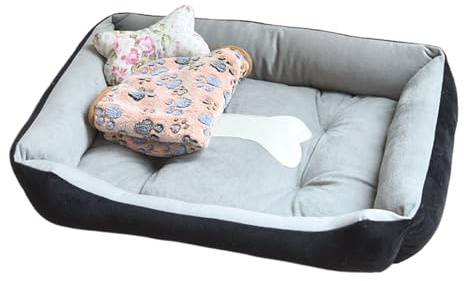 Ortopedisk Hundsäng Mjuk Antislip Soffa Med | Senior Hundsäng Antislip för Valp Katt Små Raser Inomhus Vardagsrum Balkong Vinter Höst
