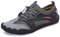 DANNTO Herren Aquaschuhe Wasserschuhe Badeschuhe Kinder Yoga Badeschuhe Strandschuhe Schnell Trocknend Surfschuhe Schwimmschuhe mit rutschfeste Sohlen Neoprenschuhe Barfuß Schuhe (Grau,43)