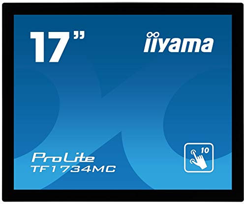 iiyama TF1734MC-B6X 17 ProLite Multi Touch LED Monitor with Brackets - Black
