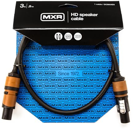 MXR DCSKHD3 Cable - 3ft - 0.9m - Speaker Speakon Heavy Duty