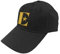 Elton John Baseball Cap Gold E Logo Captain Fantastic offiziell Schwarz One Size