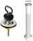 Inbagno Piletta Gattinara 1 * 1/4 in Ottone Completa di Kit SIFONE