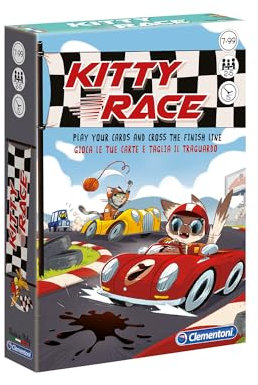Clementoni 16566 Kitty Race Brettspiel, Singles, Mehrfarbig