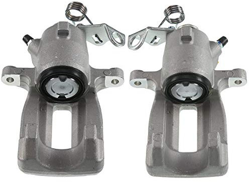 Frankberg 2x Pinza Freno Pinza del Freno Posteriore Sinistra Destra Alum.i.n.i.u.m.g.uss Compatibile con A3 8L1 TT 8N3 Leon 1M1 Golf IV 1J1 New Beetle 1C1 9C1 Replace# 8N0615424C