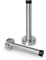 Long Door Stoppers, 5 Inch Door Stops Wall Mounted Stainless Steel Doorstops, Brushed Nickel Doorstops for Skirting with Bumper Rubber Tip,120mm
