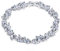 Clearine Hochzeit Braut Tennisarmband für Damen Marquise Prong Blatt kubischer Zirkon klar Silber-Ton