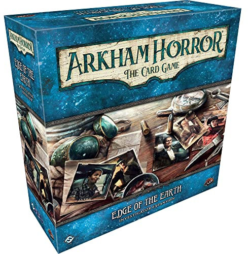 Fantasy Flight Games, Arkham Horror The Card Game: Edge of The Earth Investigators Expansion, Card Game, Ages 14+, 1-2 Players, 60-120 Minutes Playing Time, Multicolor (AHC63)