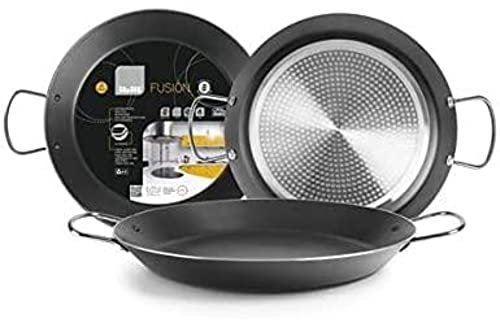IBILI - Paellera fusion - 26 cm - Aluminio - Antiadherente - 2 raciones - Apto para induccion