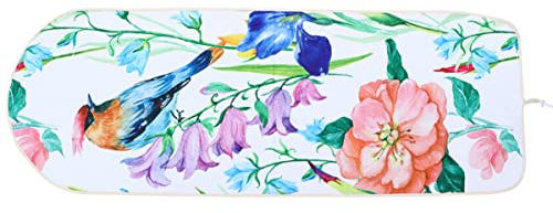 Veemoon Heat Resistant Ironing Board Cover Pad Bird Pattern Digital Printing Case Replacement Board Pad Insulation Protection