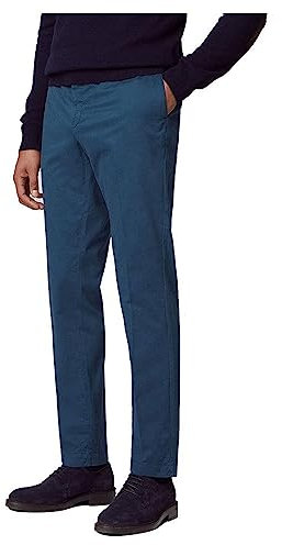 HACKETT LONDON Herren C Chino Kensington Hose, Blue (Petrol), 40W/32L