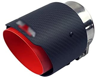 Auspuff Blende Endrohr 1 Stück Carbon-Auspuffblenden Für Mazda Für CX-5 Für Cx-4 Für Cx-3 Für Axela Pipe Modifizierte Dekorative Endspitze (Farbe : B)