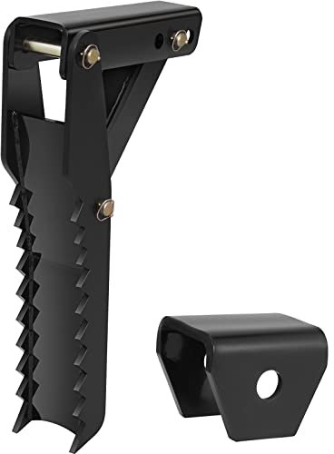VEVOR Fixations de pouce pour pelle rétrocaveuse, 91,4 cm réglables, pince de pouce soudure extrême sur pelle rétro, dents 12,7 mm, plaque en acier épaisse, assemblage de 16 mm, conception à boulonner