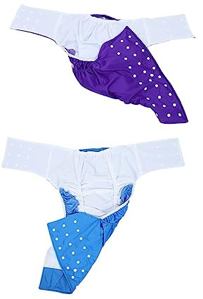 Toyvian 2pièces Couches Lavables Pour Adultes Respirantes Culottes Hygiéniques Lavables Pour Personnes Âgées Incontinentes Couches Imperméables Pour Adultes