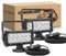 RIGIDON 2Pcs 7 Pulgadas 36W Faros Trabajo LED Con Imán, Flood Luz 12V Lámpara Portátil Para 4x4 Off Road Camión Coche Todoterreno SUV Vehículos, 6000K Faros Antiniebla