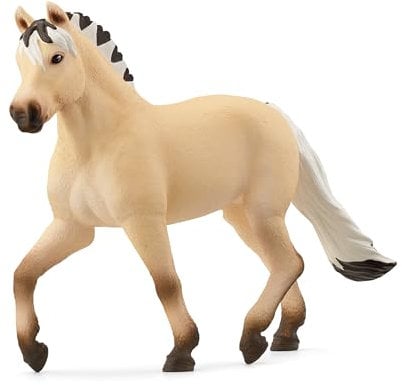 SCHLEICH 13980 HORSE CLUB Norwegian Fjord Horse Mare Figurine for ages 5+, Black