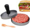 Burgerpresse, Edelstahl Grill Burger Smasher, Hamburger Patty Maker mit Antihaftbeschichtung Durchmesser 11,8cm abgestufte Innenform für Fleischwolf perfekt für Burger Patties Cooking BBQ
