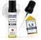 NEUFELD® Stylo de retouche Blanc 12 ml - Peinture automobile blanche haute opacité - Résistant aux intempéries - Capacité suffisante pour réparer les rayures de voiture en 15 minutes