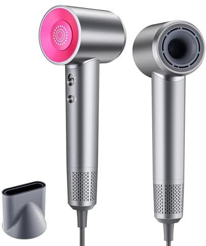 Brushless Ionico Secador Pelo Profesional, Viaje secador Pelo Rizado Potente Silencioso Hair Dryer 200 Millones Ionico, Motor sin Cepillo de 11.000RPM, Secado Rápido/Bajo Ruido Antiencrespamiento