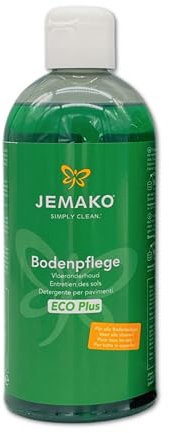 Jemako Bodenpflege für alle wasserbeständigen Bodenbeläge wie Marmor Linoleum PVC Fliesen Laminat lackertes Parkett (Bodenpflege 500ml)