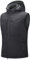 33,000ft Men‘s Softshell Gilet Waterproof Activewear Vests Windproof Fleece Lined Gilets with Hood Sleeveless Softshell Jacket for Hiking, Golf, Travelling,Safari Dark Grey Heather 3XL