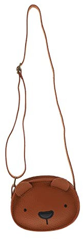 GALPADA Bär Umhängetasche Für Junge Mädchen Cartoon Design Tasche Einzelnen Schultertasche Münze Tasche Aus Hochwertigem Pu Leicht Und Robust