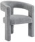 Vente-unique-Sessel - Strukturstoff - Grau - FAVINA