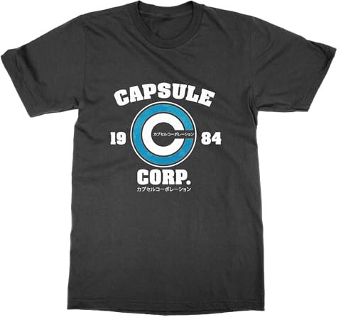 T-shirt Capsule Corp, Noir , 4XL