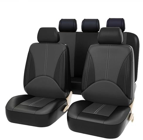 HDDSAI 9 Stück Sitzbezüge Auto, für Citroen Berlingo 2018 2019 2020 2021 2022 2023 2024 Wasserdicht rutschfest Atmungsaktiv VerschleißFest Autositzüberzug Sets Innenraum Accessories,C