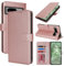 Zouzt for Google Pixel 8 Wallet Case with Card Holder, Premium PU Leather Flip Folio Magnetic kickstand Shockproof Protective Phone Cover for Google Pixel 8, Rose Gold