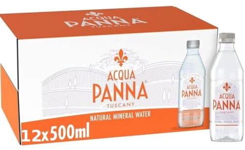 Still Natural Mineral Water, Plastic Bottles by Acqua Panna - 500ml (Pack of 12) OPD GOODS