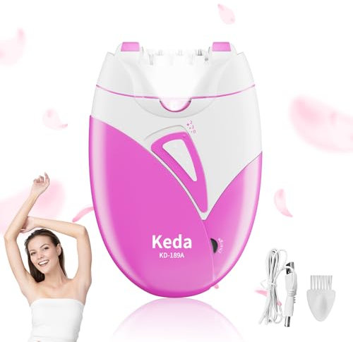 Epilierer Damen, Epilierer Haarentfernung für Frauen,Gesichts Epilierer mit 2 Geschwindigkeit,Smooth Glide Epilierer,Glamorous Skin Epilierer für Gesicht,Lady Shaver Remover für Bikinizone,Achseln,Arm