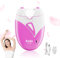 Epilierer Damen, Epilierer Haarentfernung für Frauen,Gesichts Epilierer mit 2 Geschwindigkeit,Smooth Glide Epilierer,Glamorous Skin Epilierer für Gesicht,Lady Shaver Remover für Bikinizone,Achseln,Arm