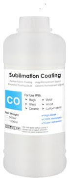 ZHAOXCAIN Revêtement de Sublimation Compatible Compatible avec Les imprimantes sur Le t-Shirt de Coton tasque 250 ML 500 ML 1000 ML(1000ml for Mug Glass)