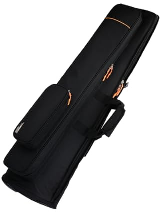 Posaunentasche aus Oxford Gewebe für Trombone, Tragbar und Robust | Großes Fassungsvermögen, Schwarz, als Rucksack oder Handtasche Nutzbar, Weiche Ausführung mit Samtinnenfutter