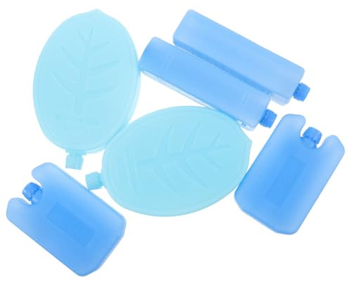Hohopeti 6pièces Sacs Isothermes de Glace avec Ventilateur Pains de Glace Réutilisables pour Transport de Nourriture Sacs Isothermes pour Pique- pour Voyage
