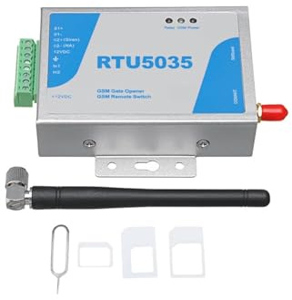 CSDASW gsm 4G LTE Apricancello Automatico Goor gsm Interruttore Relè for Scorrevole Altalena Apri del Cancello del Garage Sostituire Il Controllo Remoto di Sicurezza Domestica(RTU5035 gsm Relay)