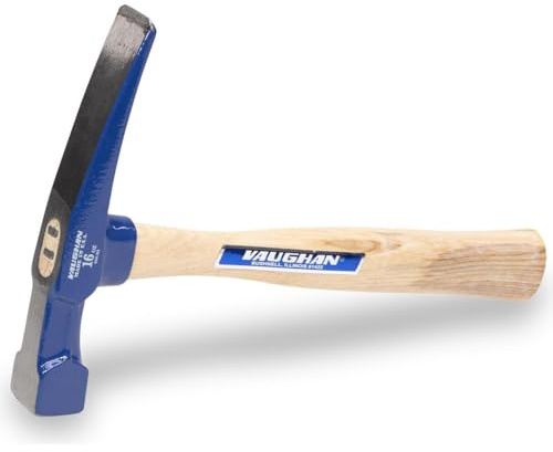 Vaughan 177-14 16-oz Bricklayers Hammer w/Carbide Chisel End with 11 Hickory Handle (BL16TC)
